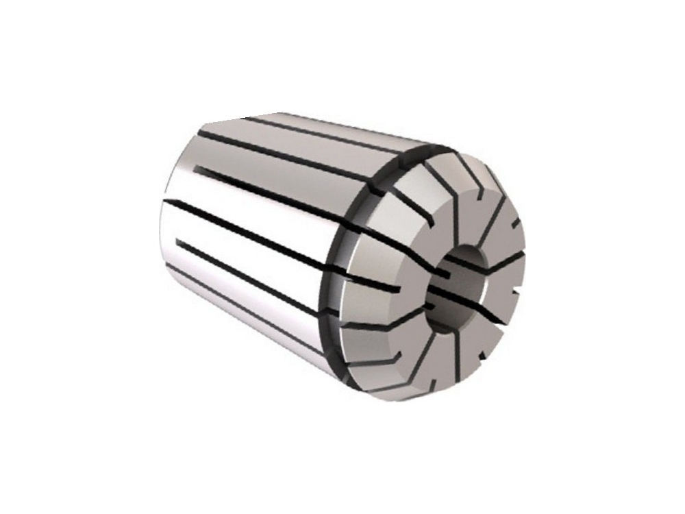 Precision ER collet, conical body with front V-groove